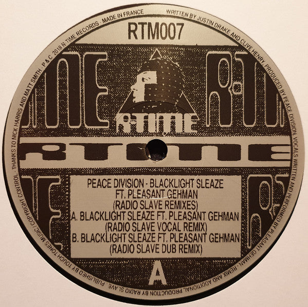 Blacklight Sleaze (Radio Slave Remixes) | Mint (M) Mint (M)
