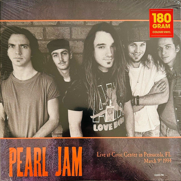 Pearl Jam Live At Civic Center In Pensacola, FL March 9th 1994 DOL 2xLP, Album, Unofficial, Yel Mint (M) Mint (M)
