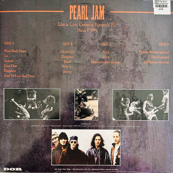 Live At Civic Center In Pensacola, FL March 9th 1994 | Mint (M) Mint (M) - ALT/INDIE *COLOR*