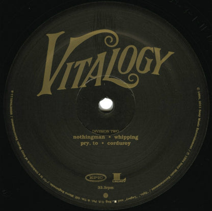Pearl Jam Vitalogy Epic, Legacy 2xLP, Album, RE, RM, 180 Mint (M) Mint (M)