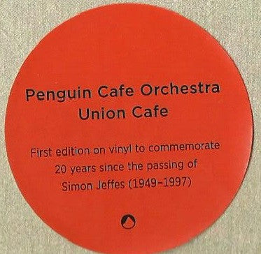 Penguin Cafe Orchestra Union Cafe Erased Tapes Records 2xLP, Album, RE, 180 Mint (M) Mint (M)