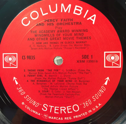 Percy Faith And His Orchestra Play The Academy Award Winning Theme From "The Thomas Crown Affair" And Other Great Movie Themes | Near Mint (NM) Very Good Plus (VG+)