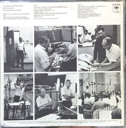 Percy Faith And His Orchestra Play The Academy Award Winning Theme From "The Thomas Crown Affair" And Other Great Movie Themes | Near Mint (NM) Very Good Plus (VG+)