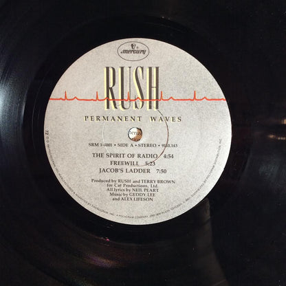 Rush - Permanent Waves (VINYL LP Mercury ‎– SRM-1-4001, Mercury ‎– 9110.143) | USED Very Good Plus (VG+) Very Good Plus (VG+)