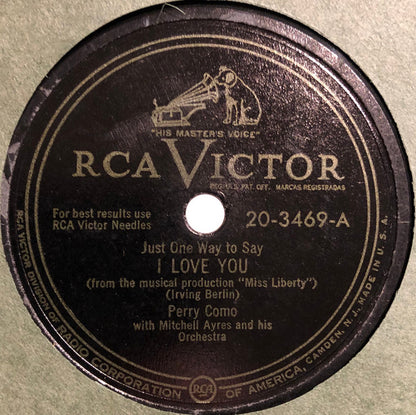 Just One Way To Say I Love You / Let's Take An Old-Fashioned Walk | Very Good (VG) Generic