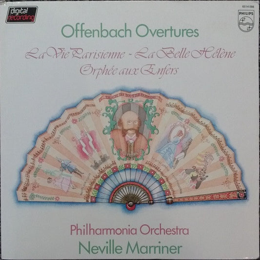Philharmonia Orchestra • Sir Neville Marriner Offenbach Ouvertures Philips LP, Album Very Good Plus (VG+) Near Mint (NM or M-)
