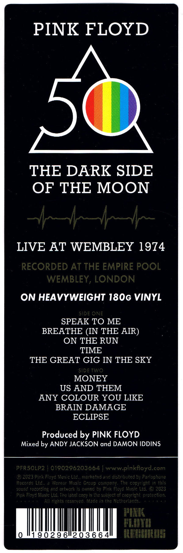 The Dark Side Of The Moon (Live At Wembley 1974) | Mint (M) Mint (M) - ROCK/PSYCH