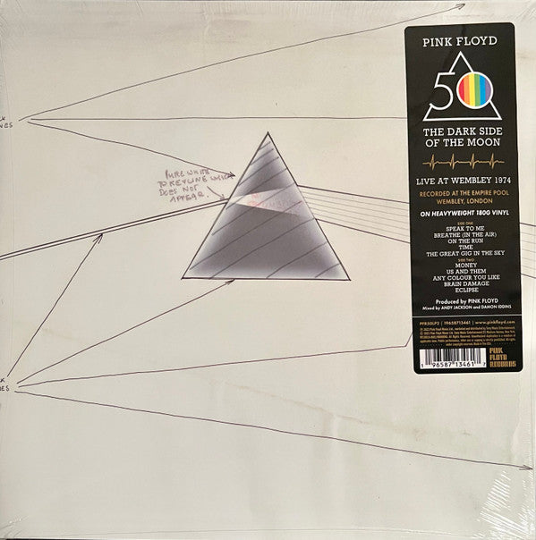 Pink Floyd The Dark Side Of The Moon (Live At Wembley 1974) Pink Floyd Records, Pink Floyd Records LP, Album, 180 Mint (M) Mint (M)