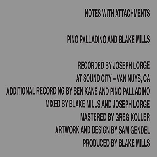 Pino Palladino/Blake Mills - Notes With Attachments [LP] |