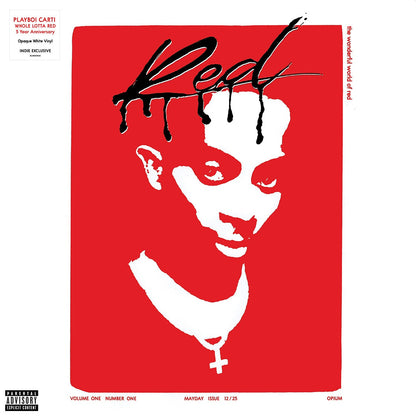 Playboi Carti - Whole Lotta Red (IEX 5th Anniversary Rain Cloud White 2xLP) | NEW - HIP HOP *NEW/COLOR*