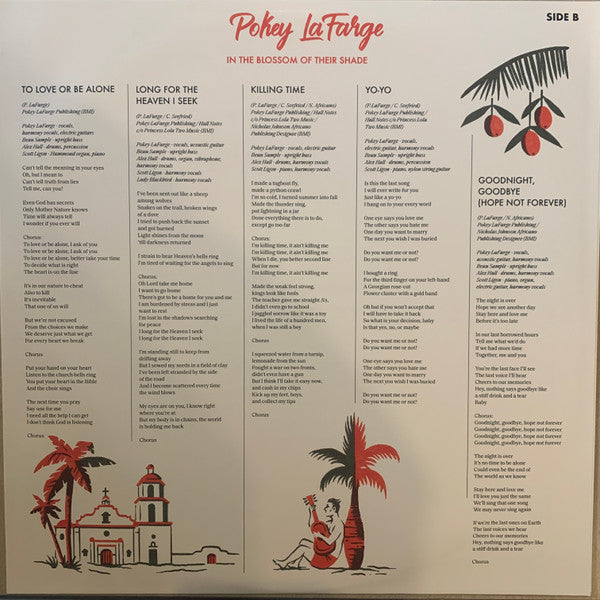 Pokey LaFarge In The Blossom Of Their Shade New West Records LP, Album, Tra + 7", Pea Mint (M) Mint (M)