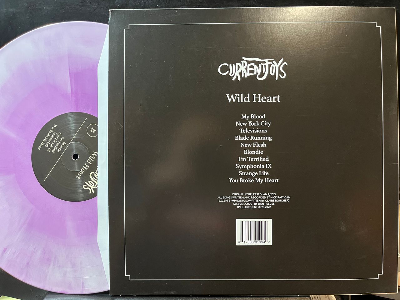 Current Joys - Wild Heart (PURPLE/WHITE VINYL) | Near Mint (NM) Near Mint (NM) - POP/INDIE / USED *NEAR MINT*