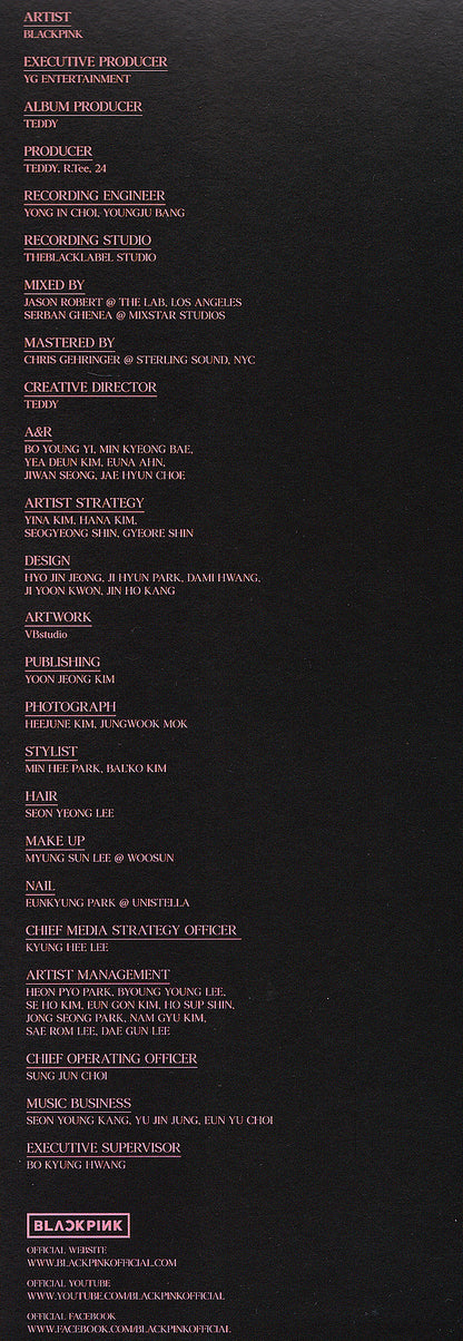 The Album (PINK) | Mint (M) Mint (M) - POP/K-POP *NEW/COLOR*