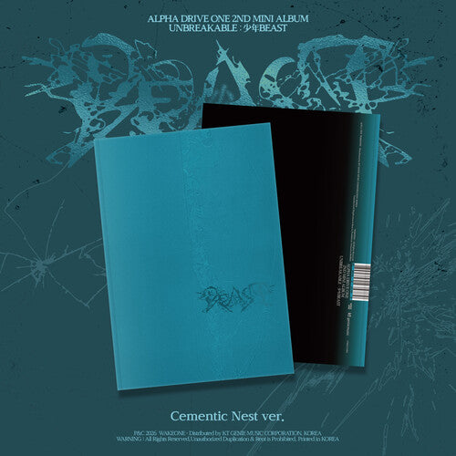 Alpha Drive One - (PRESALE 10/2/26) Alpha Drive One 2nd Mini Album 'Unbreakable Beast' - Cementic Nest (STICKER CD) | NEW - POP/K-POP *NEW*