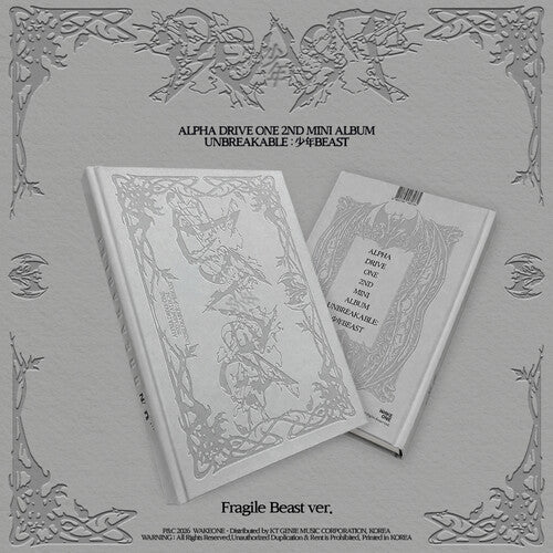 Alpha Drive One - (PRESALE 10/2/26) Alpha Drive One 2nd Mini Album 'Unbreakable Beast' - Fragile Beast (STICKER CD) | NEW - POP/K-POP *NEW*