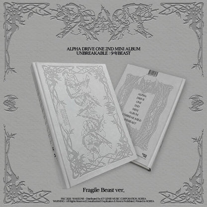 Alpha Drive One - (PRESALE 10/2/26) Alpha Drive One 2nd Mini Album 'Unbreakable Beast' - Fragile Beast (STICKER CD) | NEW - POP/K-POP *NEW*