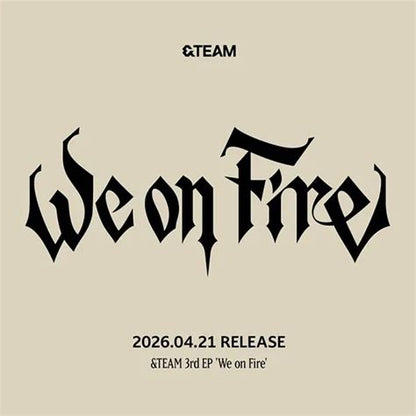 (PRESALE 5/15/26) 3rd Ep 'We On Fire' (COASTER BOOK POSTER PHOTOS CD) | Mint (M) Mint (M) - POP/K-POP *NEW*