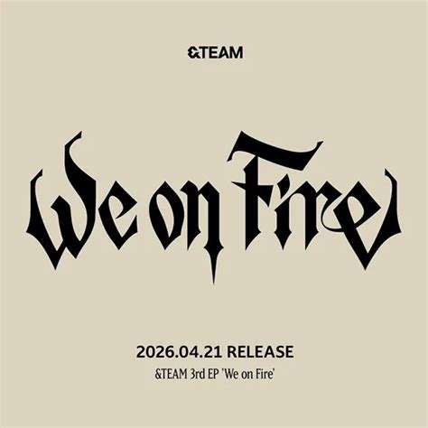 (PRESALE 5/15/26) 3rd Ep 'We On Fire' (COASTER BOOK POSTER PHOTOS CD) | Mint (M) Mint (M) - POP/K-POP *NEW*