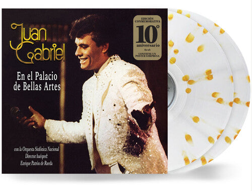 Juan Gabriel - (PRESALE 9/11/26) En El Palacio De Bellas Artes (140G GOLD WHITE CLEAR VINYL 2xLP) | NEW - POP/LATIN *NEW/COLOR*