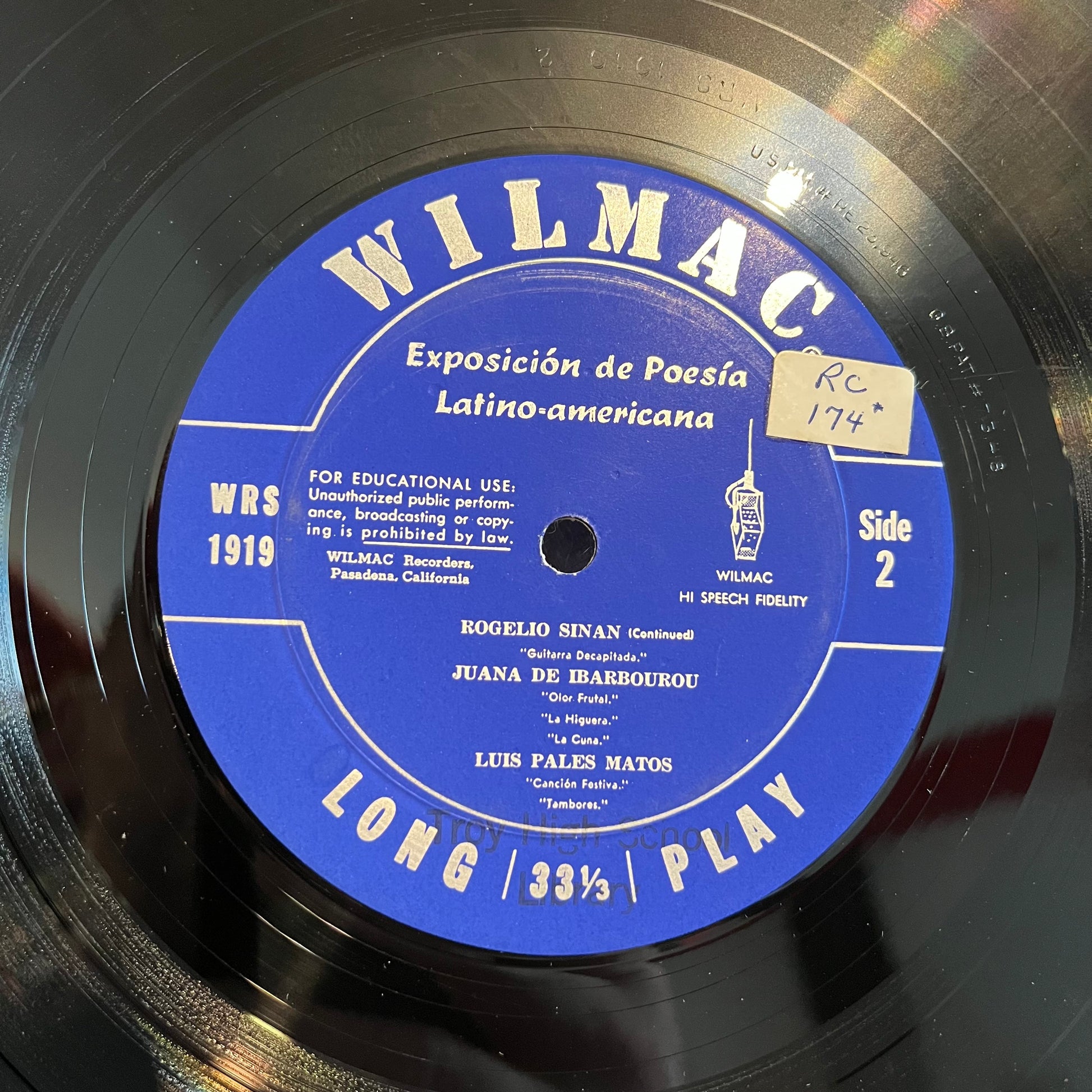 Poesia Latino-Americana | Excellent (EX) Excellent (EX) - WORLD/LATIN / USED *EXCELLENT+*