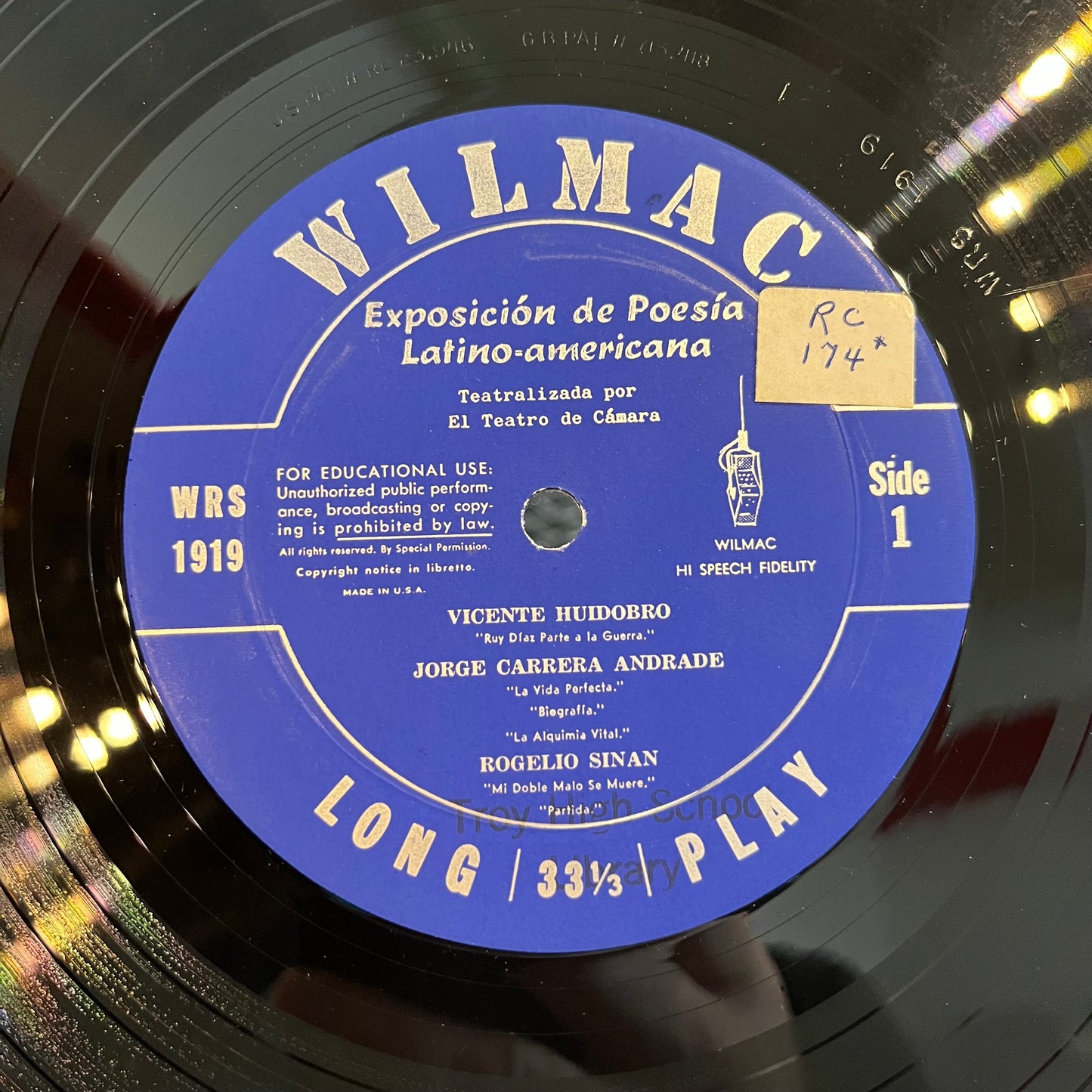 Poesia Latino-Americana | Excellent (EX) Excellent (EX) - WORLD/LATIN / USED *EXCELLENT+*