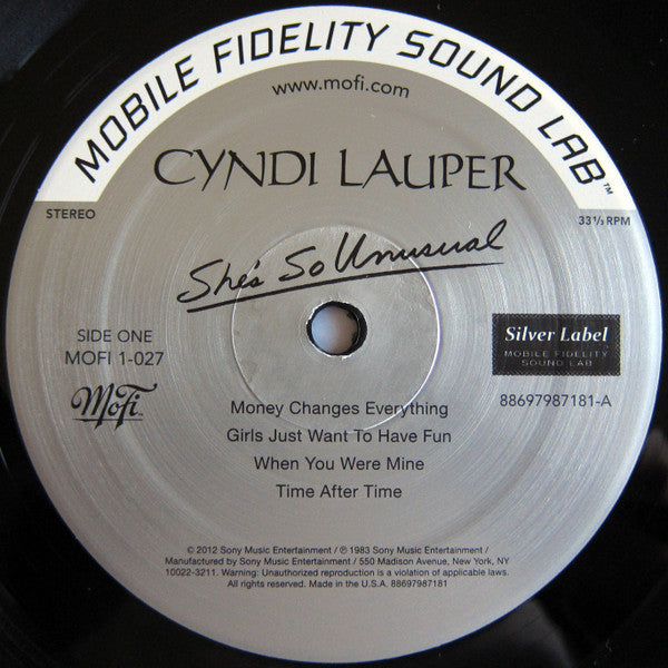 She's So Unusual (MFSL VINYL)(MINOR DING) | Mint (M) Excellent+ (EX+) - POP *SEALED*
