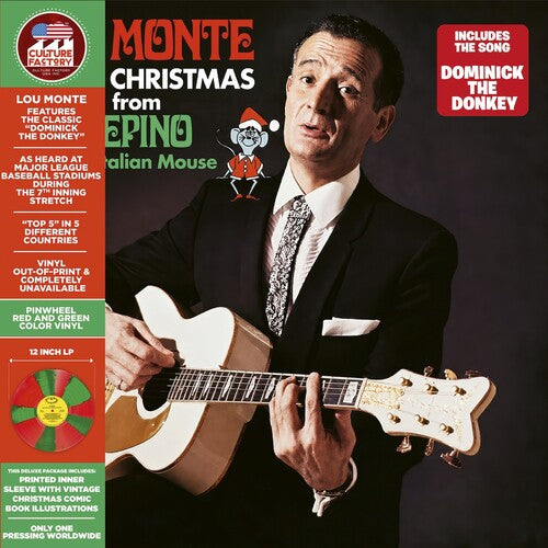 Lou Monte - (PRESALE 11/20/26) Merry Christmas From Pepino the Italian Mouse (DLX LTD COLOR VINYL LP) | NEW - POP *NEW/COLOR*