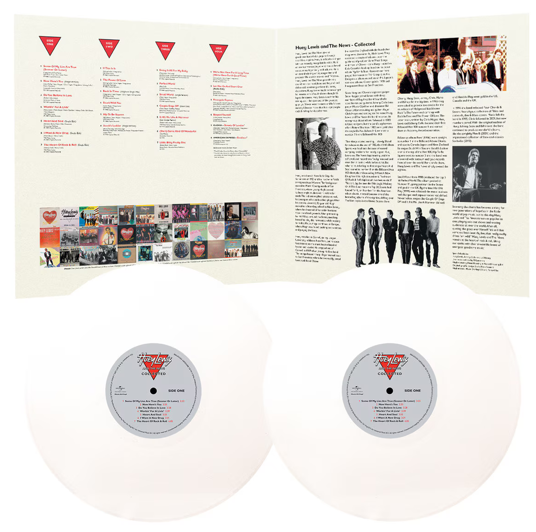 Huey Lewis & The News - (PRESALE 8/14/26) Collected (MOV White VINYL 2xLP MUSIC ON VINYL MOVLP1999 2026) | Mint (M) Mint (M) - POP *NEW/COLOR*