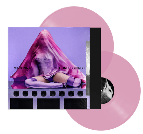 Madonna - (PRESALE 7/3/26) Confessions II (POSTER GATEFOLD CLEAR PINK 'PRAYER CARD NUMBRERED' VINYL 2lp) | Mint (M) Mint (M) - POP *NEW/COLOR*