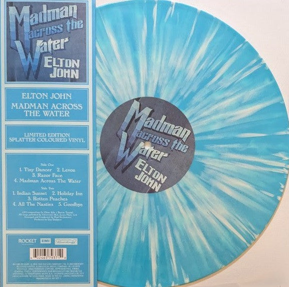 Madman Across The Water [Color VINYL] | Mint (M) Near Mint (NM or M-) - POP *NEW/COLOR*