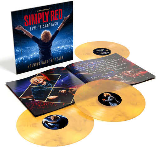 Simply Red - (PRESALE 7/3/26) Holding Back the Years: Live in Santiago (LMTD RED 3xVINYL) | Mint (M) Mint (M) - POP *NEW/COLOR*