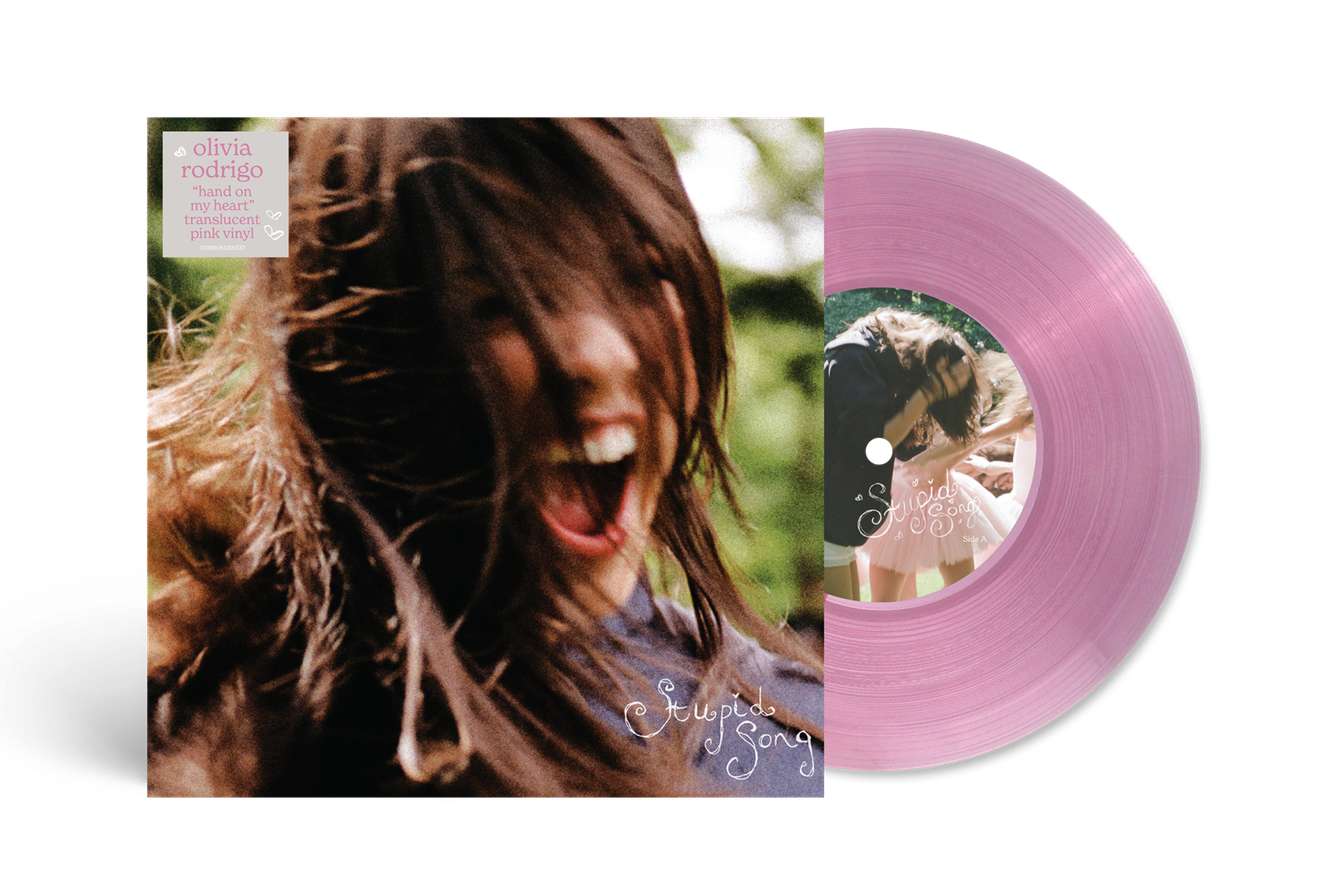 Olivia Rodrigo - (PRESALE 9/25/26) Stupid Song / Stupid Song (Piano Version)(CLEAR PINK 7" VINYL LP) | NEW - POP *NEW/COLOR*