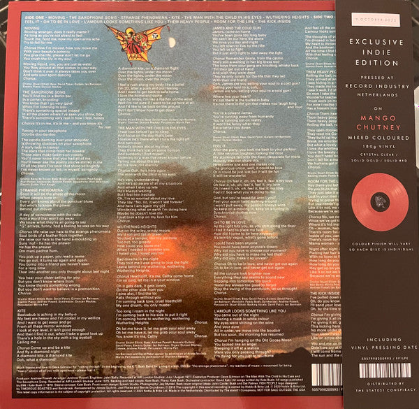 The Kick Inside: 2018 Remaster (IEX: MANGO CHUTNEY VINYL) | Mint (M) Mint (M) - POST PUNK / NEW WAVE *SEALED/COLOR*
