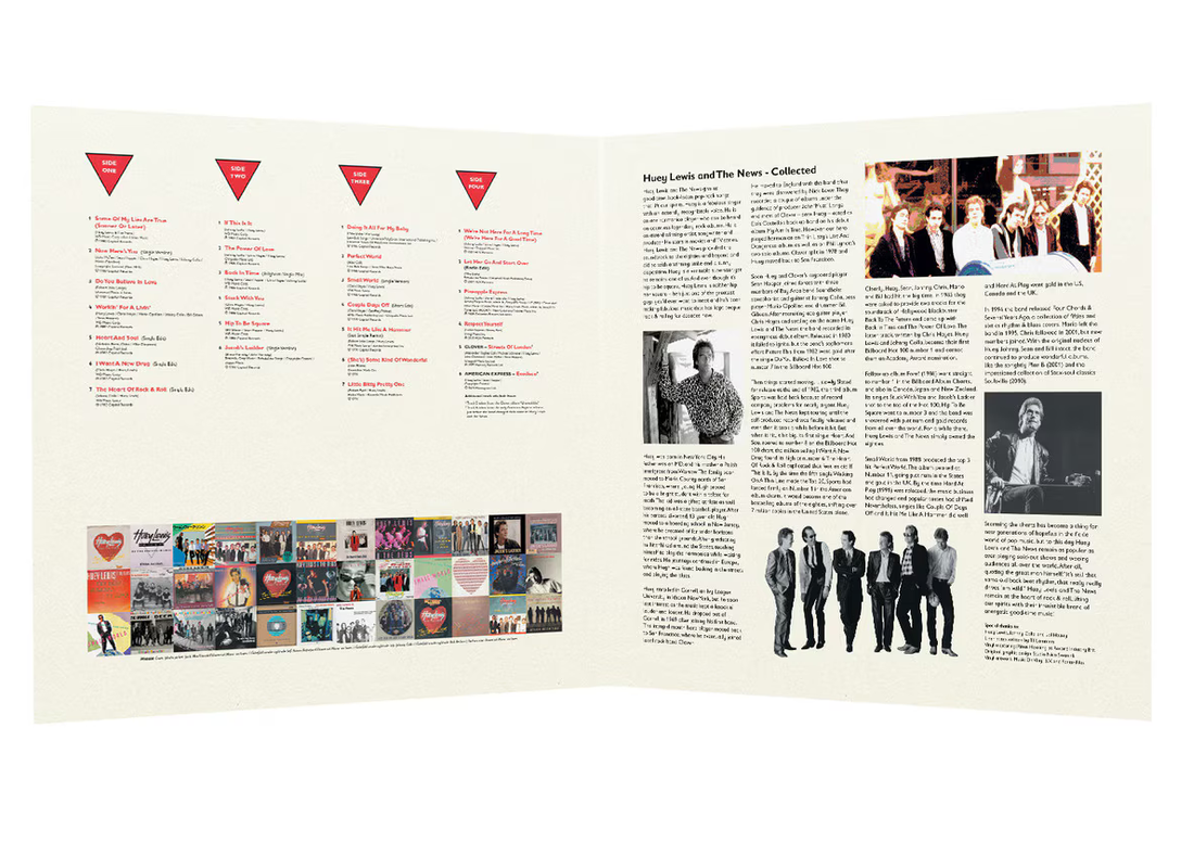 Huey Lewis & The News - (PRESALE 8/14/26) Collected (MOV White VINYL 2xLP MUSIC ON VINYL MOVLP1999 2026) | Mint (M) Mint (M) - POP *NEW/COLOR*