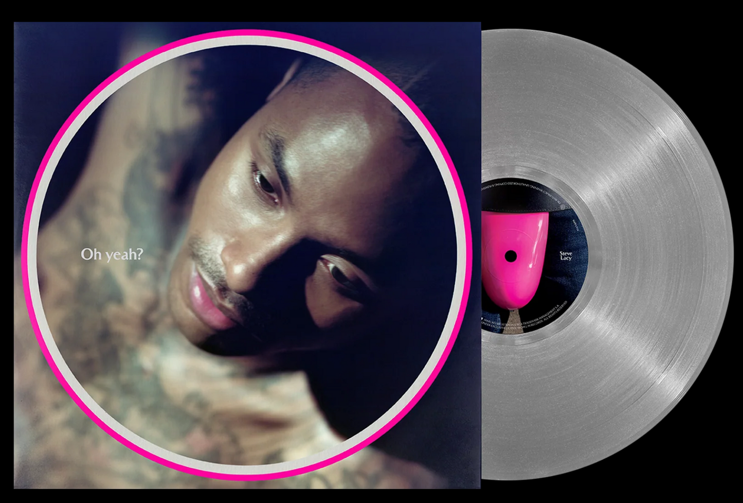 Steve Lacy - (PRESALE 8/7/26) Oh Yeah? (POSTER GRAY CLEAR VINYL LP RCA 2026) | Mint (M) Mint (M) - POP *NEW/COLOR*