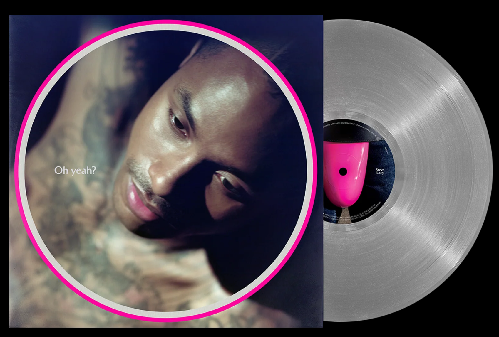 Steve Lacy - (PRESALE 8/7/26) Oh Yeah? (POSTER GRAY CLEAR VINYL LP RCA 2026) | Mint (M) Mint (M) - POP *NEW/COLOR*
