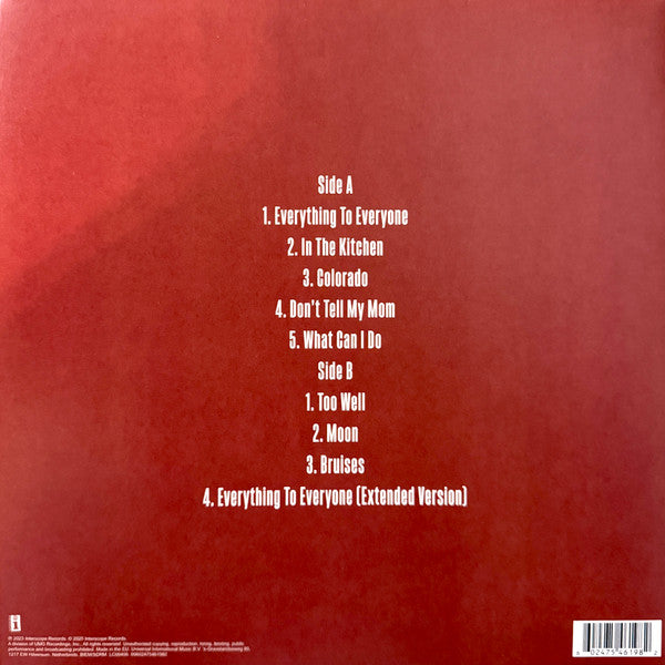 (PRE-ORDER 10/10/25) Everything To Everyone (Silvertone 12" VINYL EP) | Mint (M) Mint (M) - POP *NEW/COLOR*