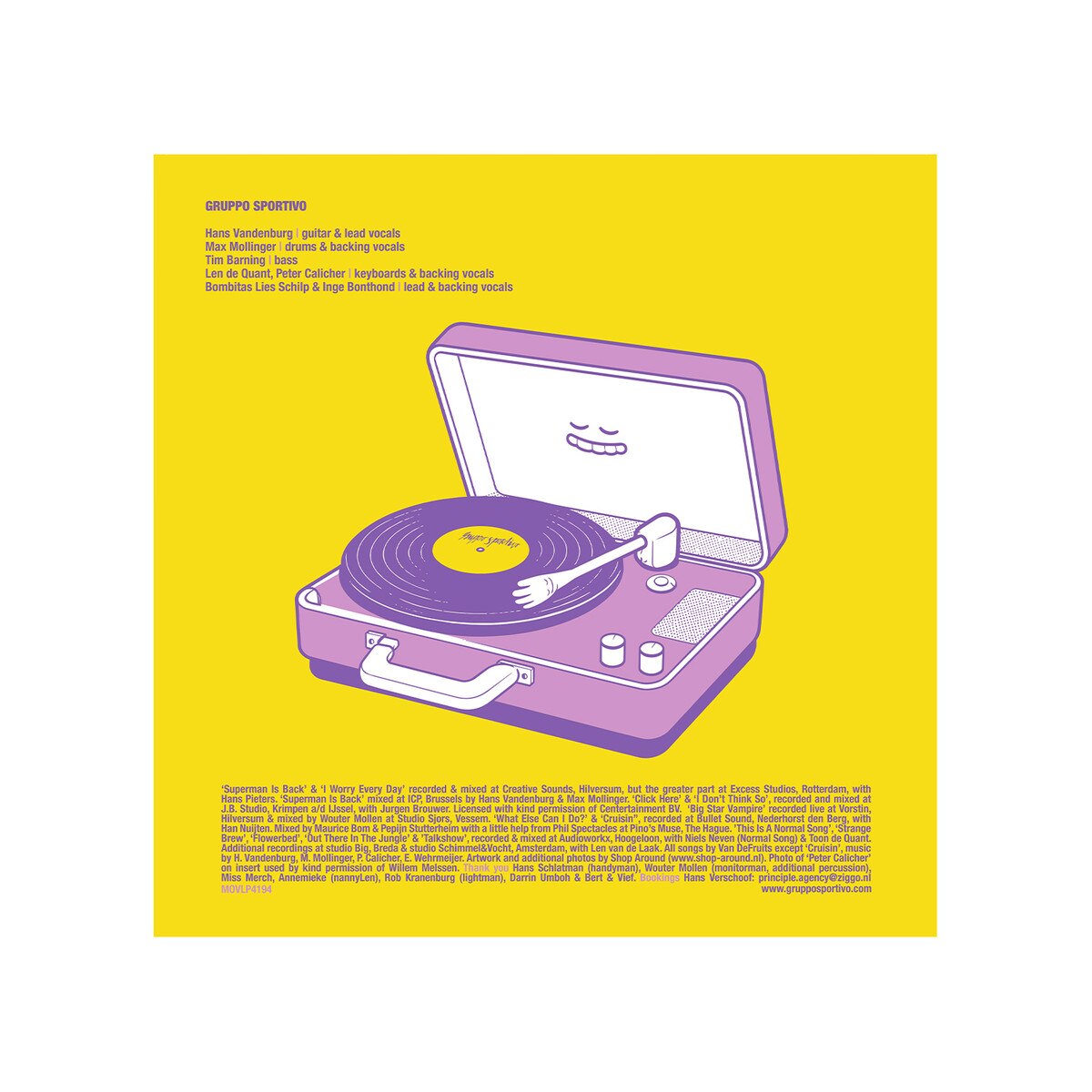 Gruppo Sportivo - (PRESALE 10/2/26) Vinyl3! Selected Songs 1992-2026 (MOV PINK VINYL LP) | NEW - POP *NEW/COLOR*