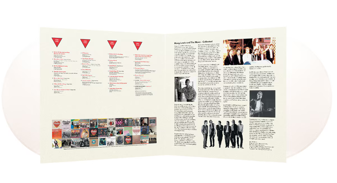 Huey Lewis & The News - (PRESALE 8/14/26) Collected (MOV White VINYL 2xLP MUSIC ON VINYL MOVLP1999 2026) | Mint (M) Mint (M) - POP *NEW/COLOR*