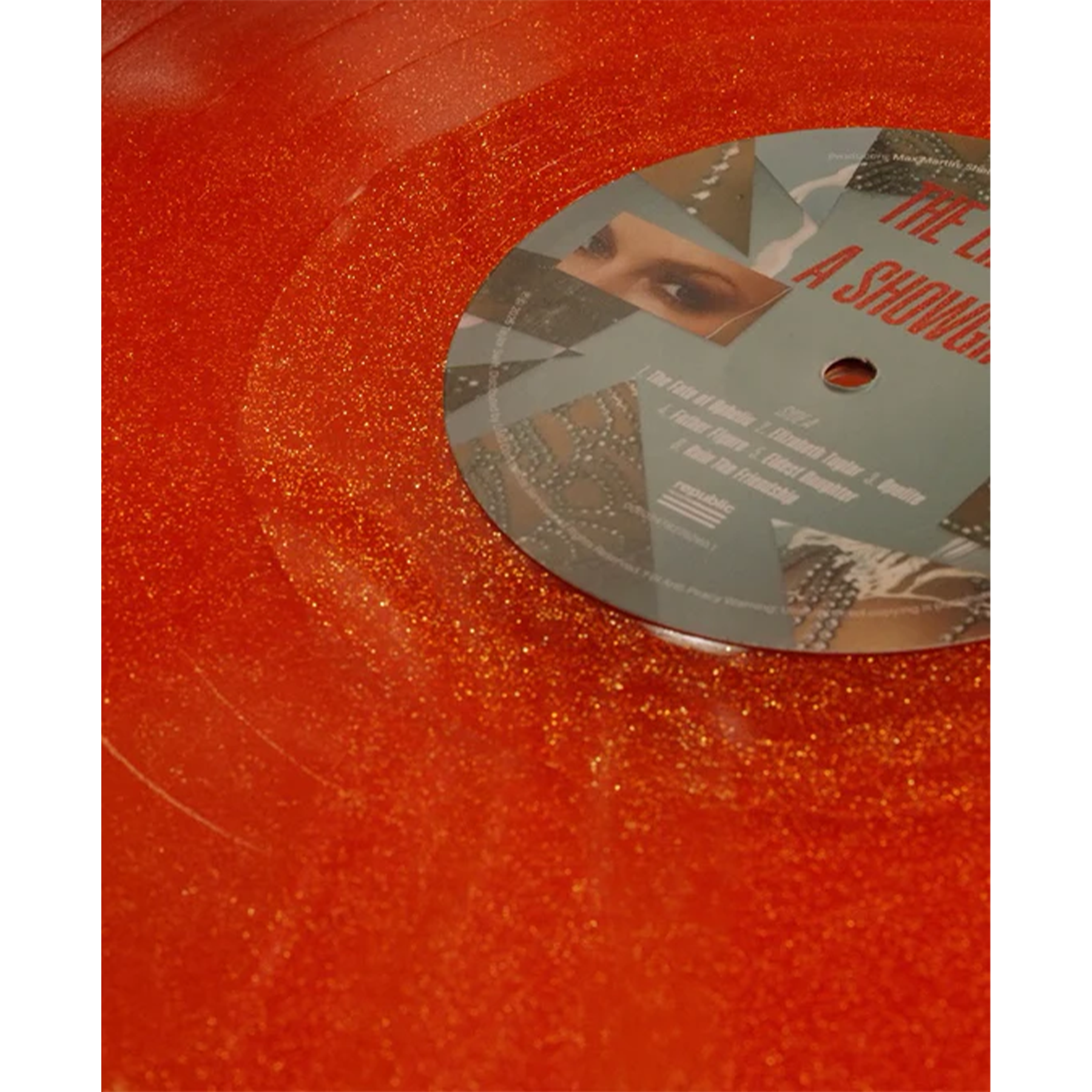 (PRE-ORDER 10/3/25) The Life of a Showgirl (Sweat and Vanilla Perfume Portofino Orange Glitter Vinyl) | Mint (M) Mint (M) - POP *NEW/COLOR*