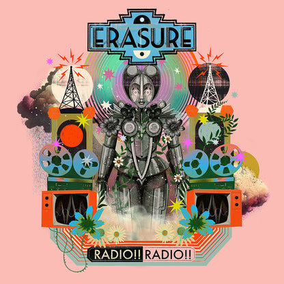Erasure - (PRESALE 3/12/27) Radio !! Radio !! (COLOR SUNBURST VINYL LP) | NEW - POP *NEW/COLOR*