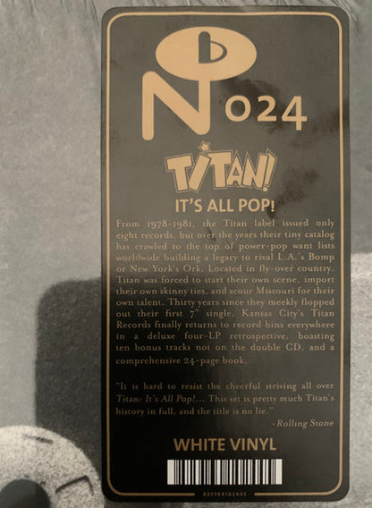 Various - Titan: It's All Pop (VINYL BOX SET) | NEW Mint (M) Mint (M) - POP / NEW *SEALED*