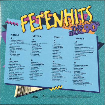 Various - Fetenhits - The Real 90s (VINYL 4xLP) | NEW - POP *NEW*