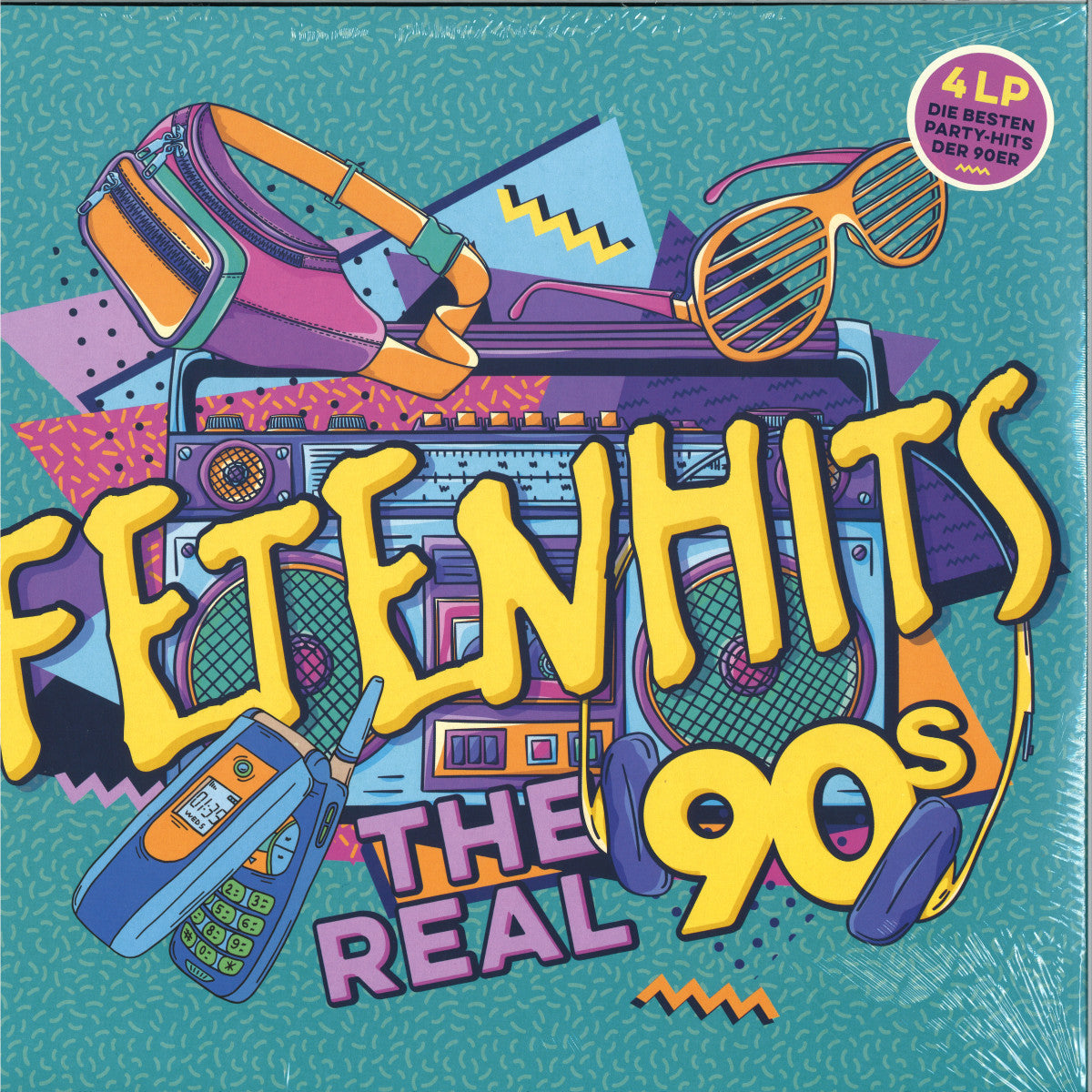 Various - Fetenhits - The Real 90s (VINYL 4xLP) | NEW - POP *NEW*