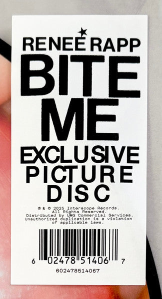 Bite Me (PICTURE VINYL) | Mint (M) Mint (M) - POP *NEW*