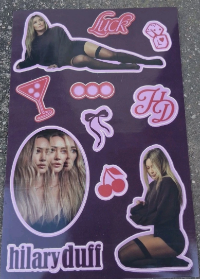 HILARY DUFF - LUCK (STICKERS PACK) | - POP *NEW*