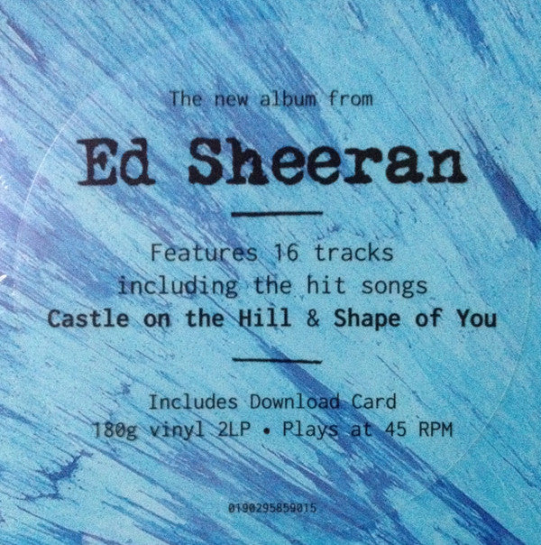 Ed Sheeran ÷ (Divide) 2xLP Mint (M) Mint (M)