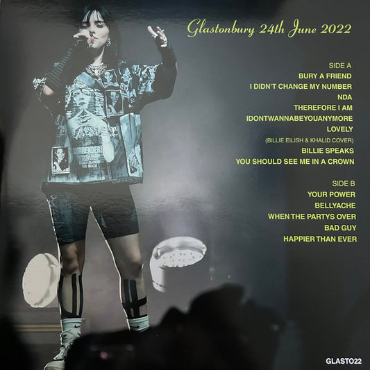 Billie Eilish - Glastonbury 24th June 2022 (COLOR VINYL) | Mint (M) Mint (M) - POP *SEALED/COLOR*