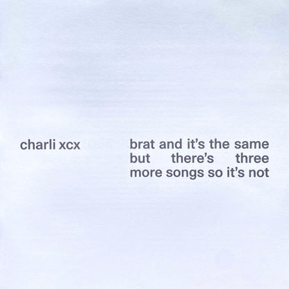 Brat And It's The Same But There's Three More Songs So It's Not | Mint (M) Mint (M)
