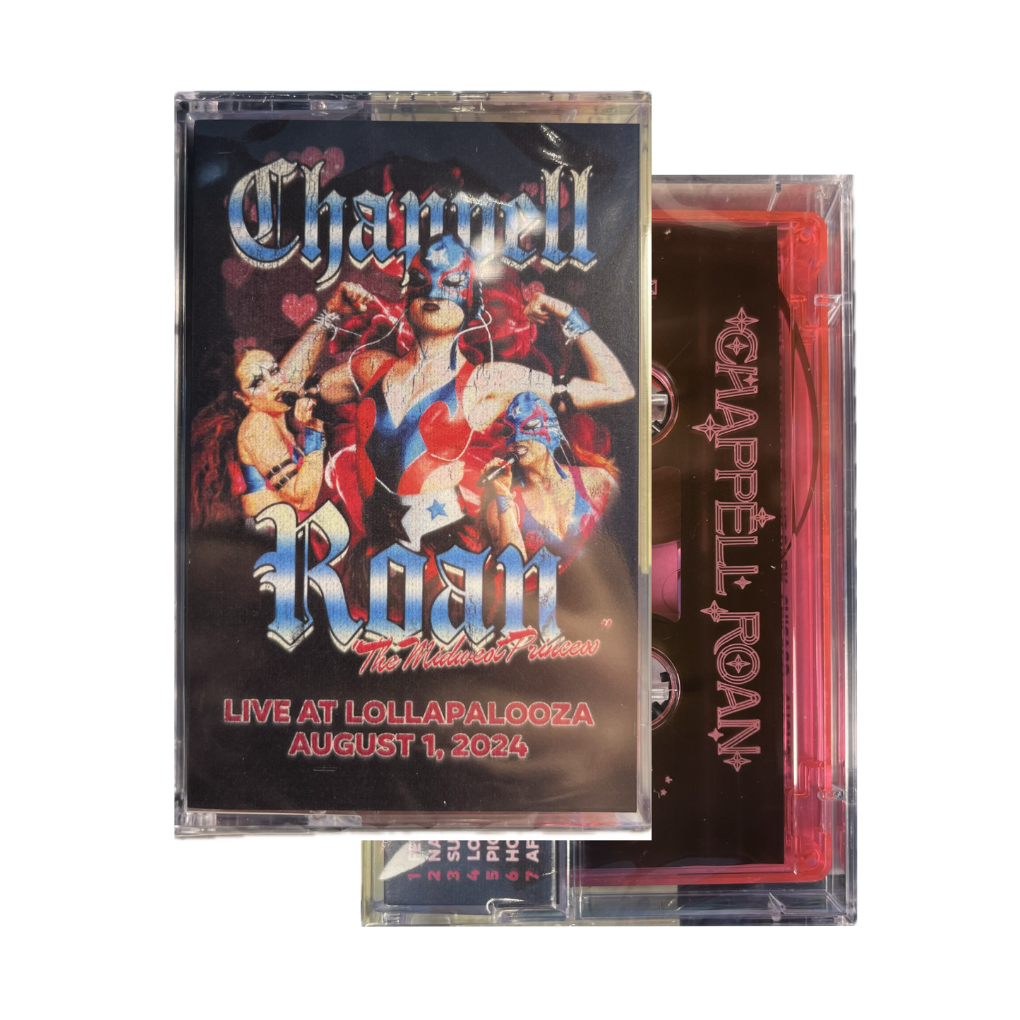 Live At Lollapalooza Aug 1 2024 (CLEAR PINK CASSETTE) | Mint (M) Mint (M) - POP *SEALED/COLOR*